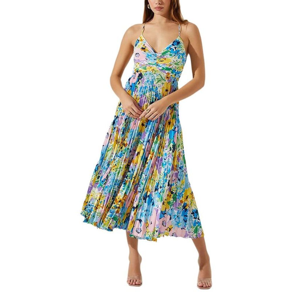 Amina Glam Womens  Midi Dress
